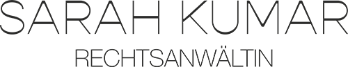Sarah Kumar – Rechtsanwältin Logo