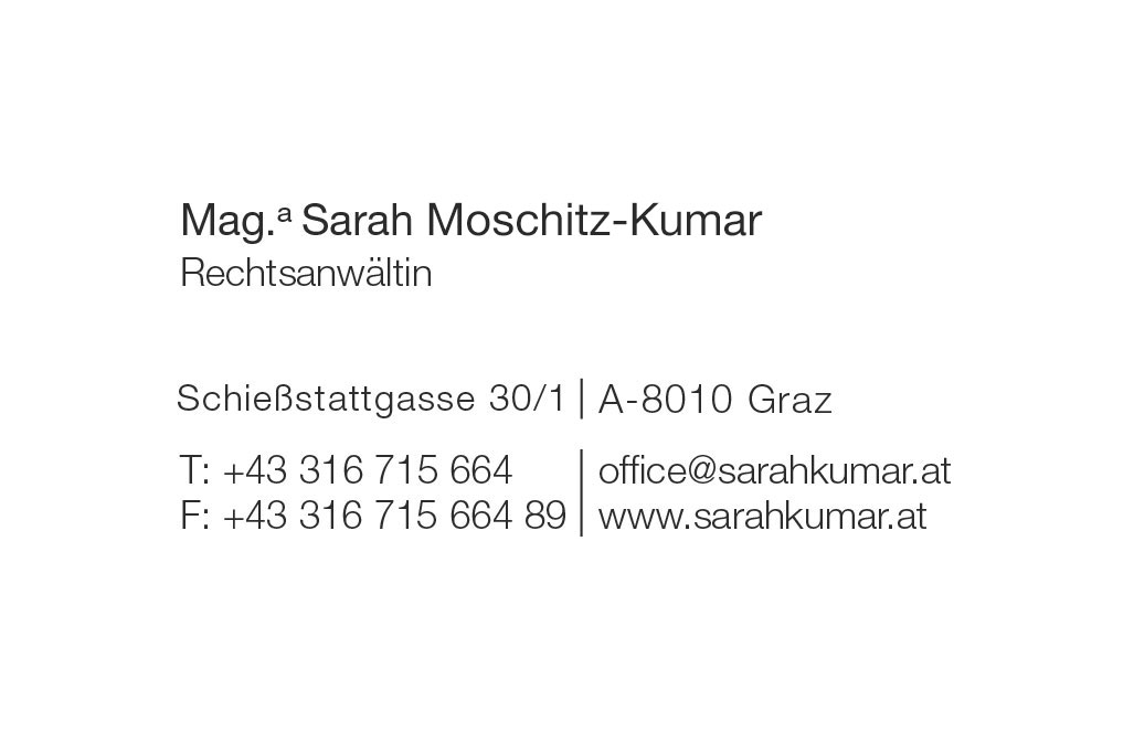 Sarah Kumar - Kärntner Straße 7b/1 - 8020 Graz - +43 316 715 664 - office@sarahkumar.at