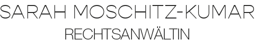Sarah Moschitz-Kumar – Rechtsanwältin Logo
